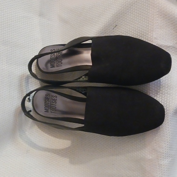 Mootsies Tootsies black slip on heels - Picture 4 of 7